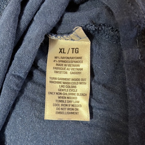 Aeropostale size XL blue safety pin crop top - Picture 8 of 8